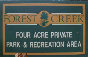 Parc Eng Sign FCHOA Park Sign Popup